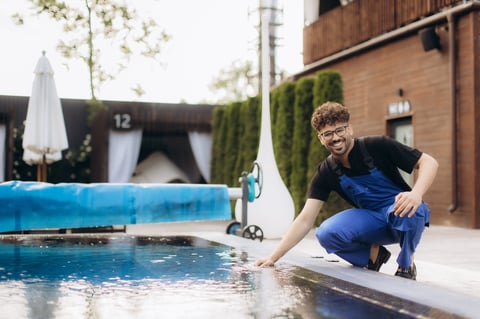 Pool maintenance professional